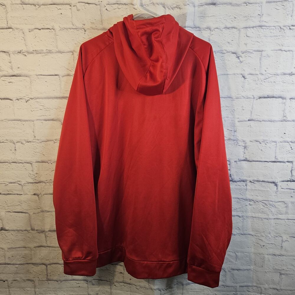 Under Armour Pullover Hoodie Sweatshirt Red Mens 3XL Loose - Picture 2 of 4